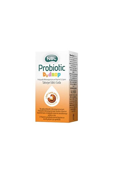 NBL Probiotic D3drop Takviye Edici Gıda 7.5 Ml
