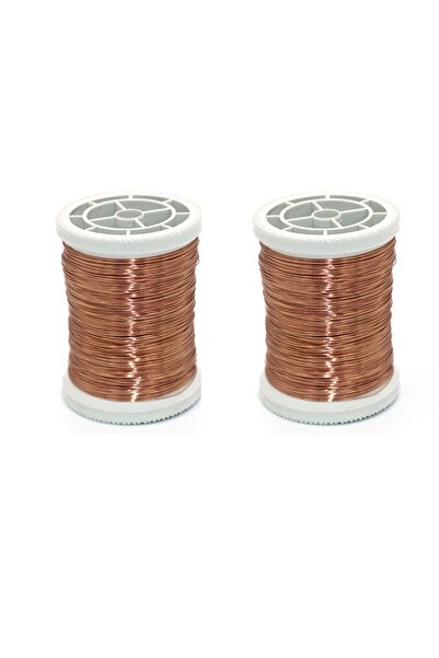 TUĞRA TABLO Bakır Tel ( 2 Adet ) Bakır Rengi 100mt.
