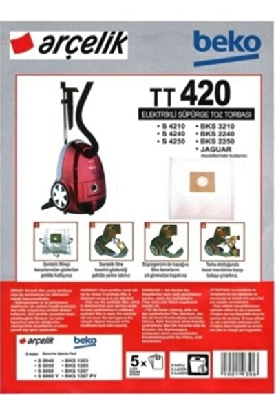 Haksan 5 τεμάχια Beko Bks3210-bks2240-bks2250 συμβατή υφασμάτινη τσάντα σκόνης