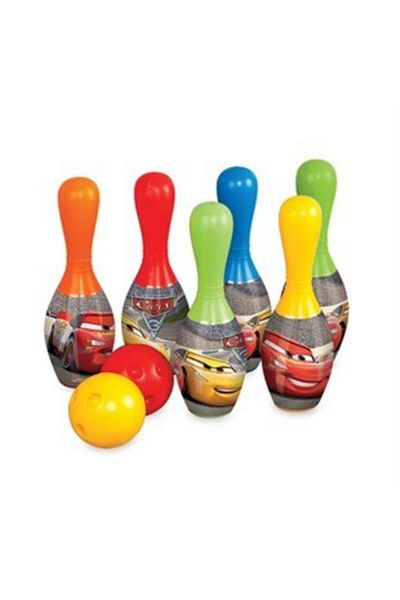 toysclub Unisex Kids Brown Cars Bowling Set Toy 01917