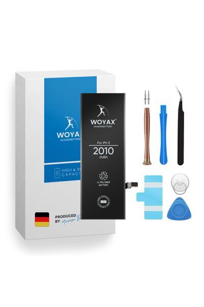 woyax İphone 5 Uyumlu Premium Batarya 2010 Mah Yüksek Kapasite
