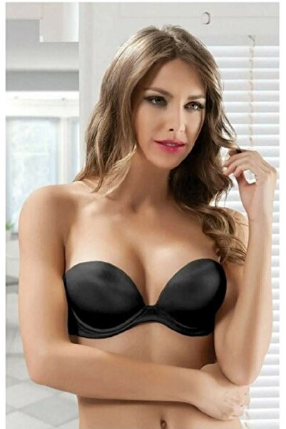 TAYTEX حمالة صدر نسائية سوداء كبيرة الحجم مبطنة بدون حمالات مقاس 2 مكبرة 7036...