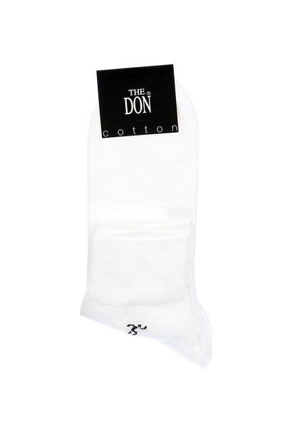 TheDon The Don Half Socks Men's White Socks