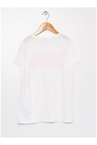 U.S. Polo Assn. Λευκό μπλουζάκι για κορίτσι