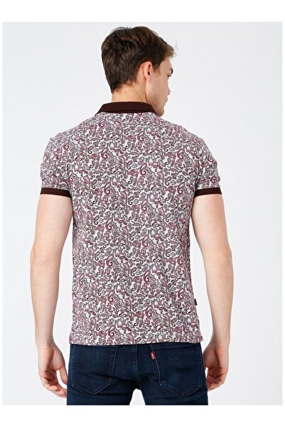 Pierre Cardin Ανδρικό μπορντό μπλουζάκι