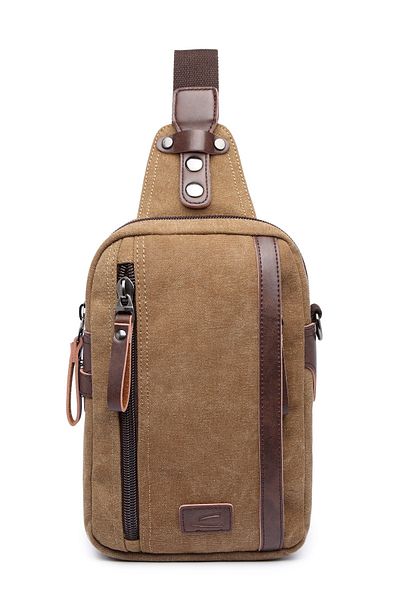 CACTİVE C-active Bady Bag Canvas Bag Camel
