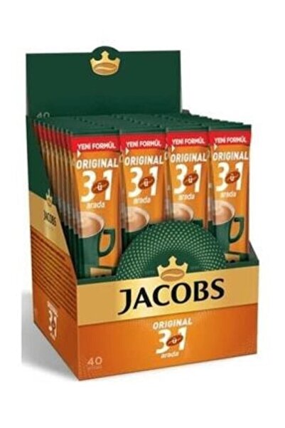 Jacobs Original 3'ü 1 Arada Kutu 40x16g Stick Karışım Kahve