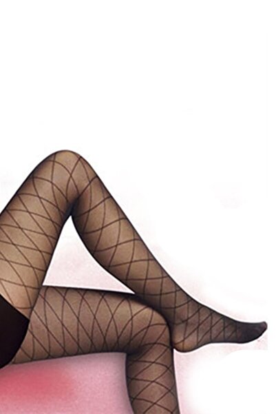 Penti 20 Den Baklava Desenli Külotlu Çorap M