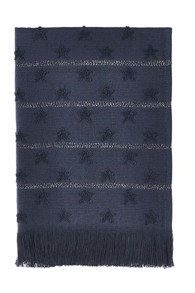 Upline Star Tea Towel 2-Piece Kitchen Towel Set - Navy Blue (2*50x70)