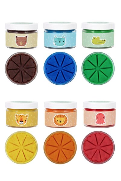 Genel Markalar Doğal Oyun Hamuru 6'lı Renk Seti 6x150 gr