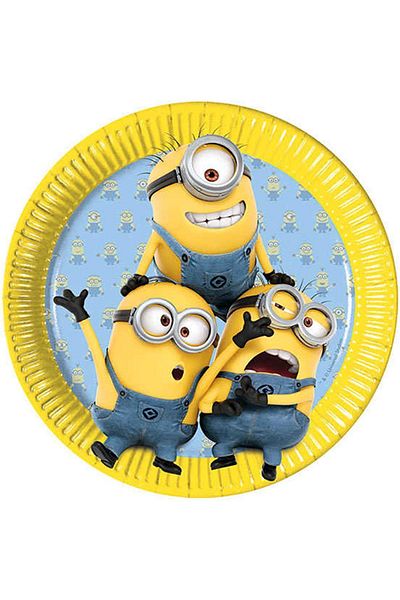 Hayaller Dükkanı 23cm P8- Model Plate Minions