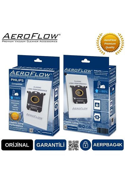 AeroFlow Philips Powergo Fc8293-fc8296 Compatible Dust Bag