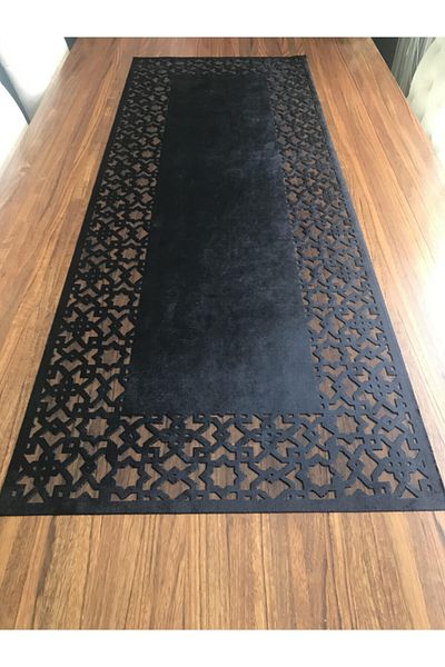 NURHAN HOME COLLECTION Aleer de masă dreptunghiular model Seljuk de culoare neagră
