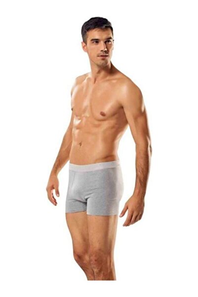 GÜMÜŞ Silver 4018 Men's Lycraki Boxer Shorts