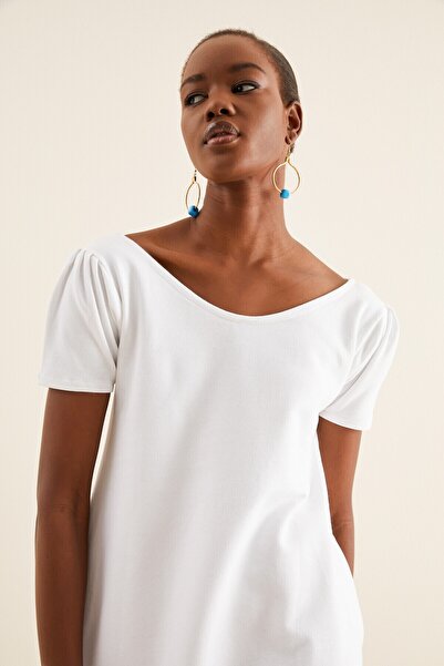 Quincey Women's White Pocket Dress