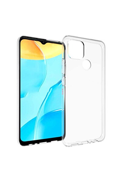 OPPO A15s Uyumlu Nezih Case Şeffaf Süper Silikon Kılıf