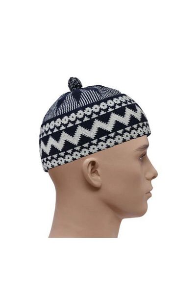 Yasir Skullcap (Cross Skullcap 1St Quality) 12 Pilgrims and Umrah Dispenses
