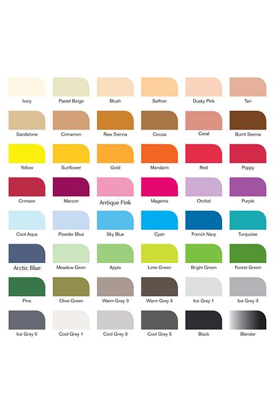 Winsor Newton Promarker Set of 48 Essential Collection