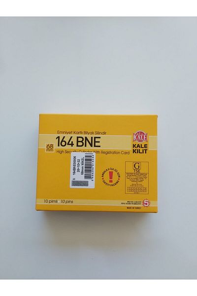 Kale Kilit Kale 164 Bne Ball Barel 68 Mm 5 Key Steel Door Lock
