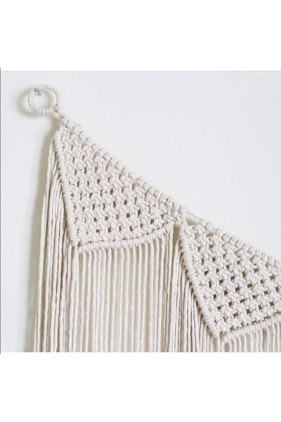 Foksan Deri Στολίδι τοίχου Macrame Bohemian/με δώρο