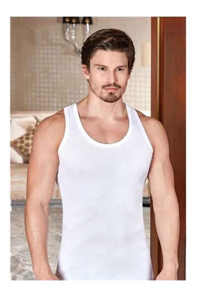 Berrak Men's Combed Cotton Athlete 1004 - Pack of 12 - White