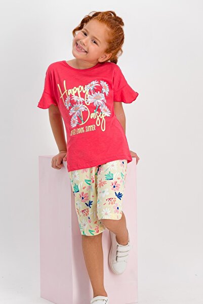 ROLY POLY Happy Daisy Nar Çiçeği Kız Çocuk Kapri Takım