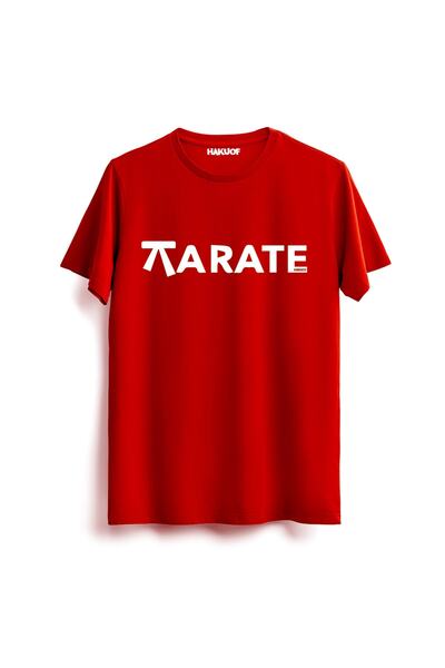 hakuof Unisex Κόκκινο Μπλουζάκι Καράτε
