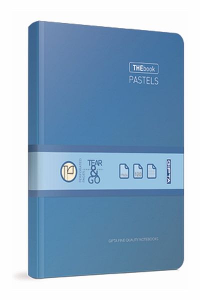 Gıpta Thebook Pastels Coperți cu filet cusut cu fir în carouri Notebook cu copertă rigidă 14x20 120 coli