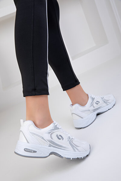 SOHO Beyaz-Buz Kadın Sneaker 18753