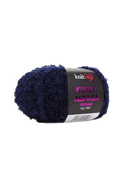 knitme Knit Me Curly Alpaca KC18 Σκούρο Μπλε
