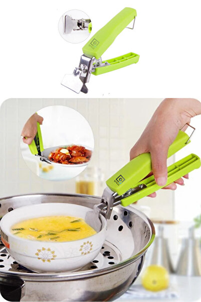 QNİAY Practical Hot Food Bowl Holder Pan Tray Tongs Handle Holder Tray And Pan Holder Soup Cake Oven