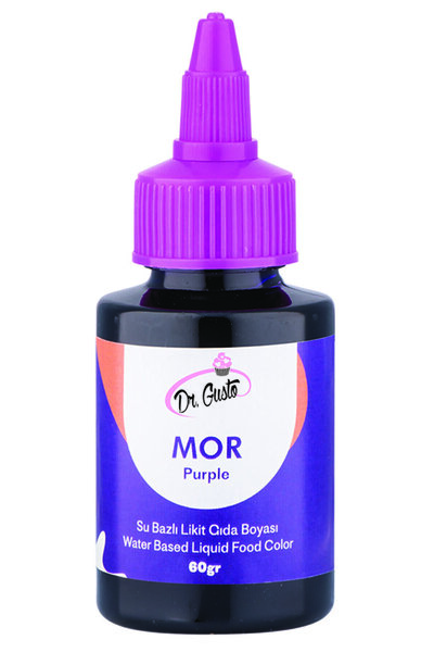 Dr. Gusto Su Bazlı Likit Mor 60 Gr