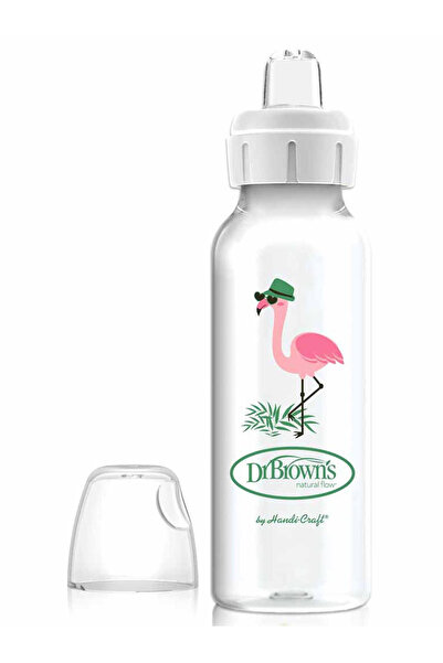 Dr.Brown's Dr. Browns Pp Dar Ağız Sippy Biberon Bardak 250 ml Şeffaf