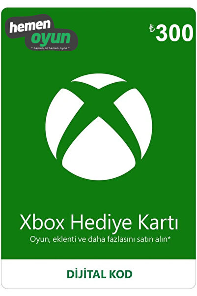 hemenoyun Xbox 300 TL Hediye Kartı Bakiye