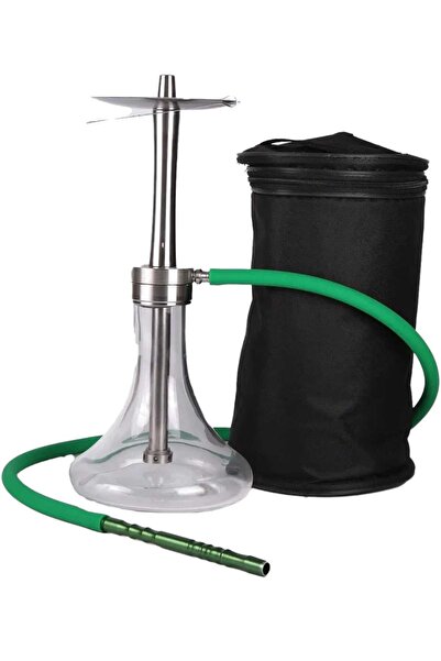 Tezzgelsin Shadow Silver Büyük Çelik Nargile Takımı