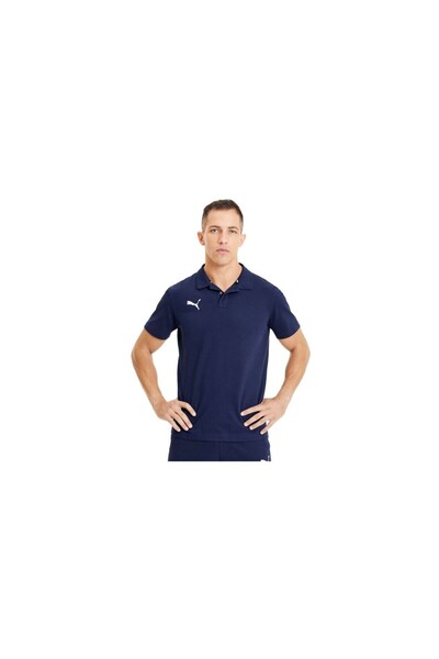 Puma Tricou polo pentru bărbați Teamgoal 23 Casuals Polo65657906 Bleumarin