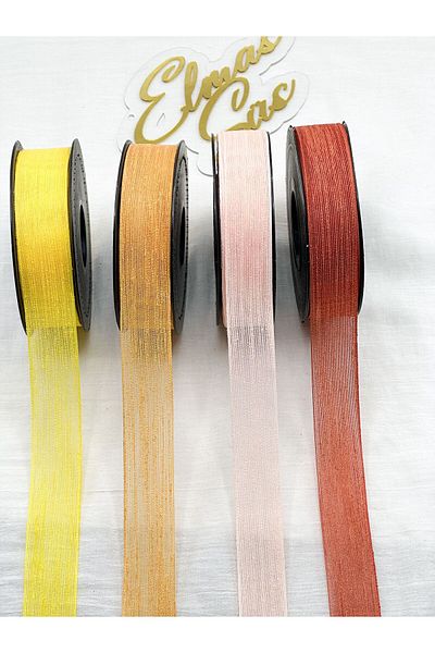 E Elmas Linen Ribbon Nopeli LINEN RIBBON 20 mt 2.5cm