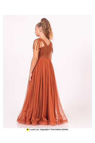RAMON&ARTOS Graduation and Evening Dress Girl's Dress with Waist Detail