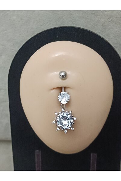 AyçaSilver Çok üstün kalite Cerrahi çelik Göbek piercing
