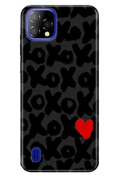 Reeder Blue Plus 2022 Uyumlu Kılıf Silikon Desenli Resimli Kapak XOXO