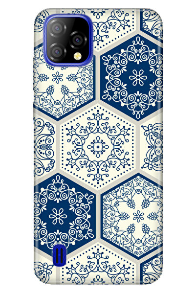 Reeder Blue Plus 2022 Uyumlu Kılıf Silikon Desenli Resimli Kapak Seramik