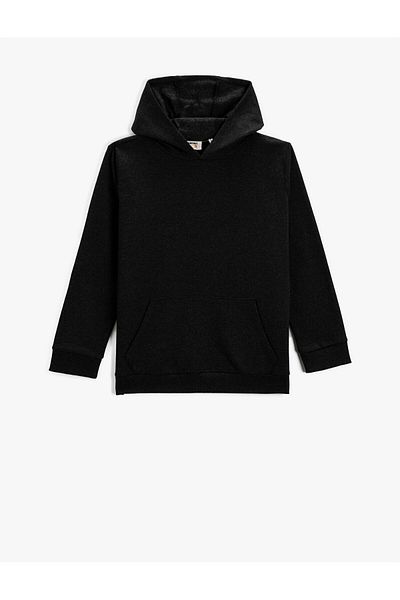 Koton Hooded Sweatshirt Long Sleeve