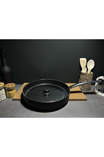 BENA LİFE مقلاة أسماك يوفكا مع غطاء 32 سم