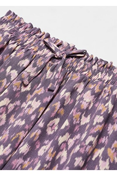 MANGO Kids Desenli fırfırlı etek