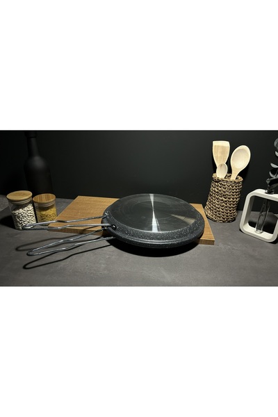 BENA LİFE مقلاة سمكة مزدوجة الجوانب مقاس 32 سم