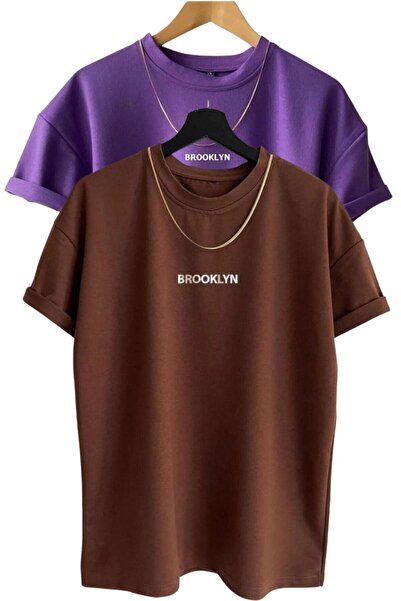 Adrift Чоловіча футболка Brooklyn Oversize з велосипедним коміром, 2 шт.