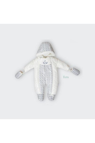 Babyhola Cosmonaut Baby Kids Snow Jumpsuit with Astronaut Booties and Gloves 14079