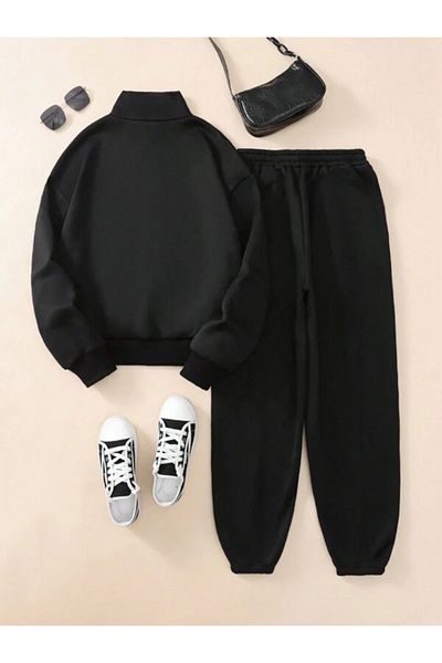 trendgar stand collar duz black bottom master suit