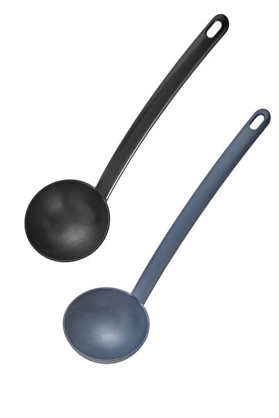 Orvila Fireproof Non-Stick High Heat Resistant Teflon Ladle - Soup Serving Ladle