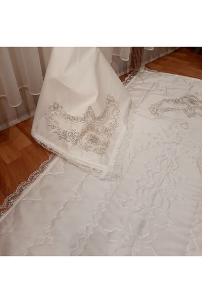 Gelincik Çeyiz Set de covoare de rugăciune 3 articole din tafta de mătase